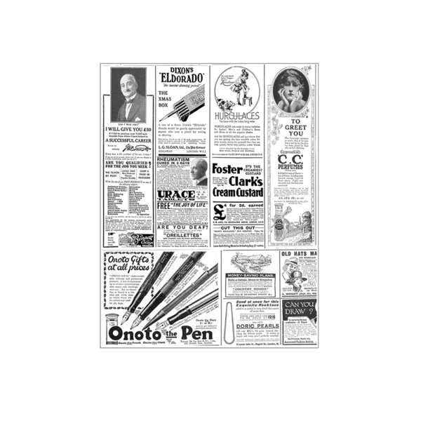 Papier d'emballage journal blanc 28x34cm 34grs (1000pcs)