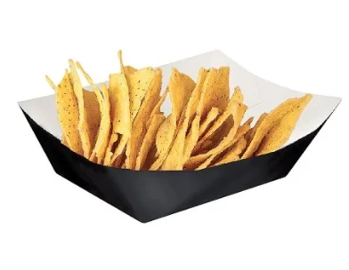 Barquette carton noir 10x6x5 480 grs (200pcs)