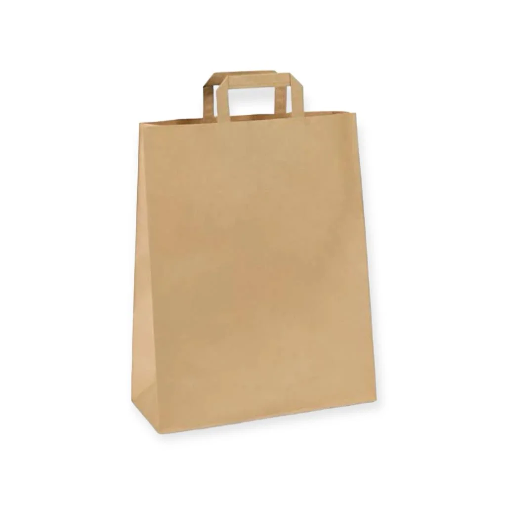 SAC KRAFT 22X10X28  BRUN 250PCS E&C