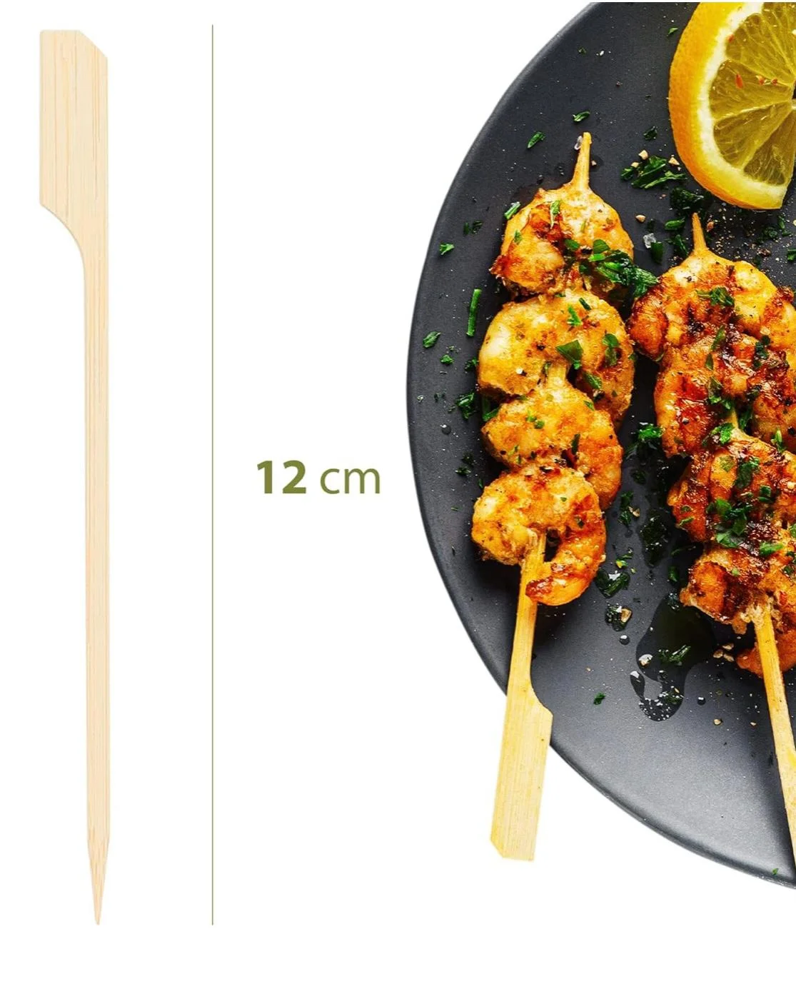 Pic burger 12 cm golf par 100pcs