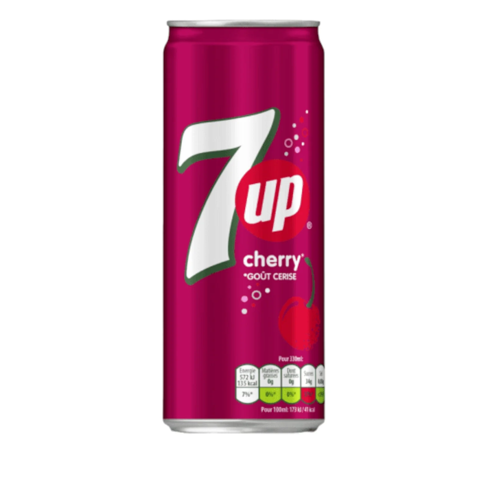 SEVEN'UP CHERRY 33CL