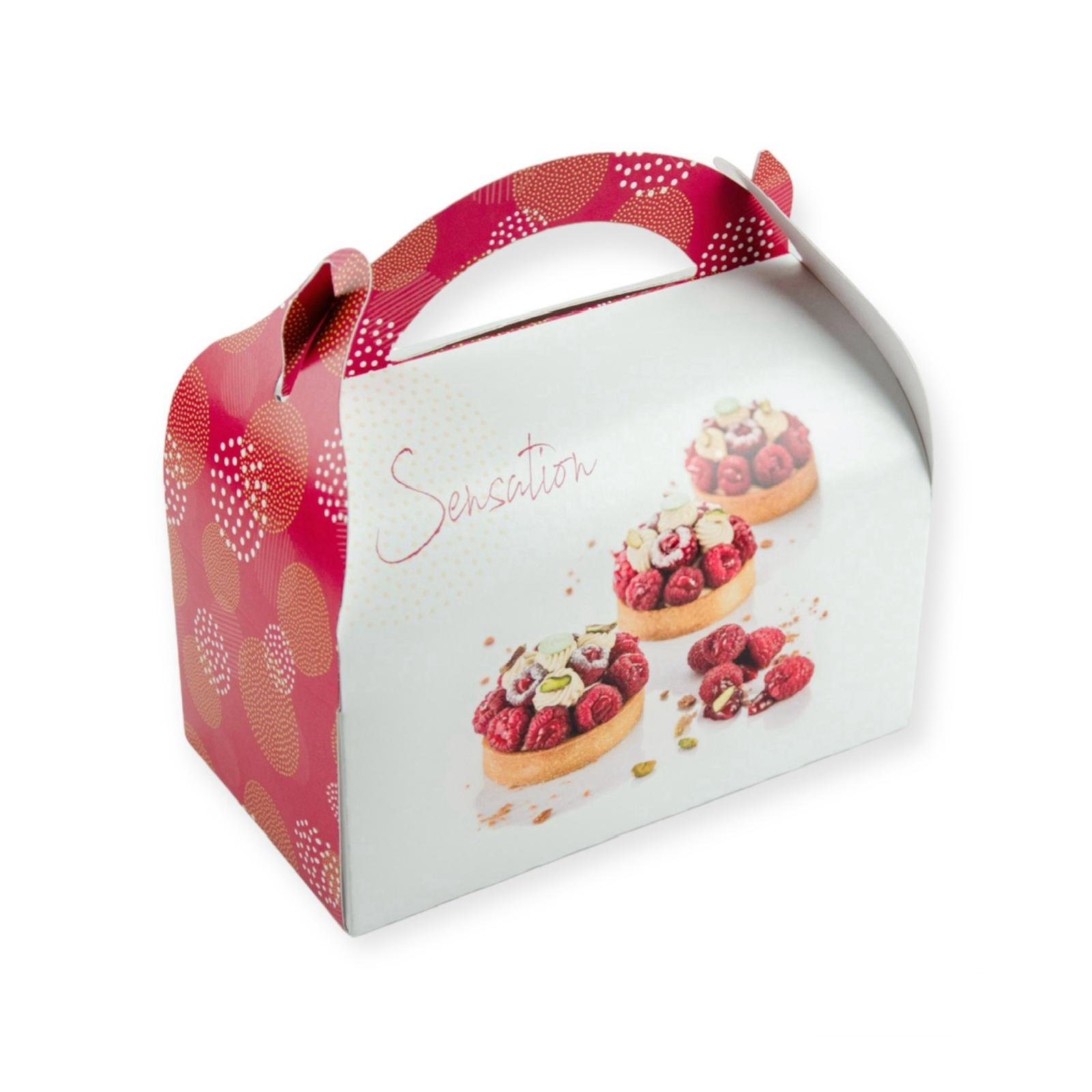 Boîte pâtissière PPT  à poignée 170x155