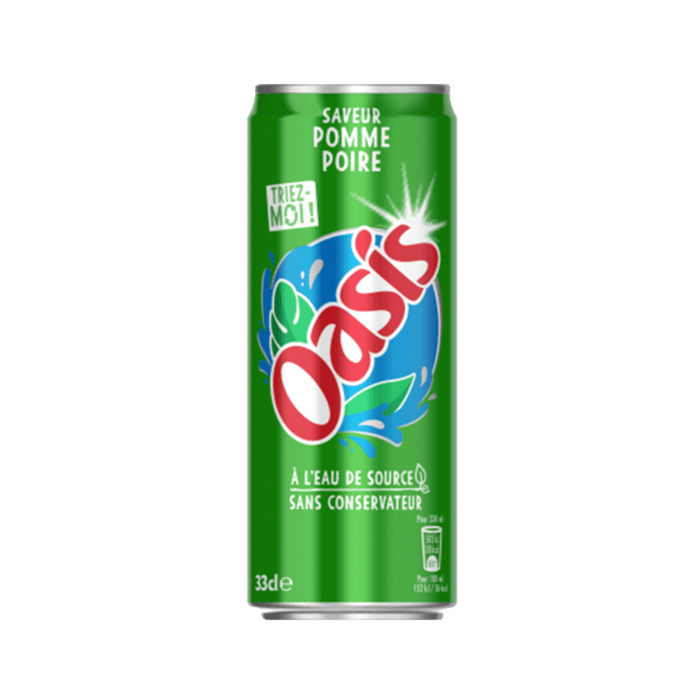 OASIS POMME POIRE 33CL