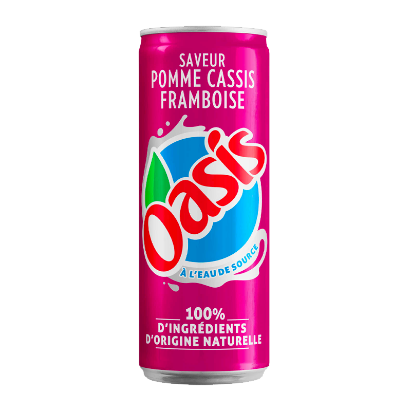 OASIS POMME CASSIS SLIM 33CL