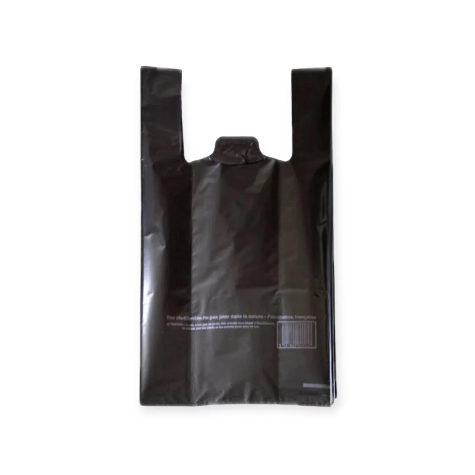 Sac bretelles 50µ NOIR 26x16x45 E&C