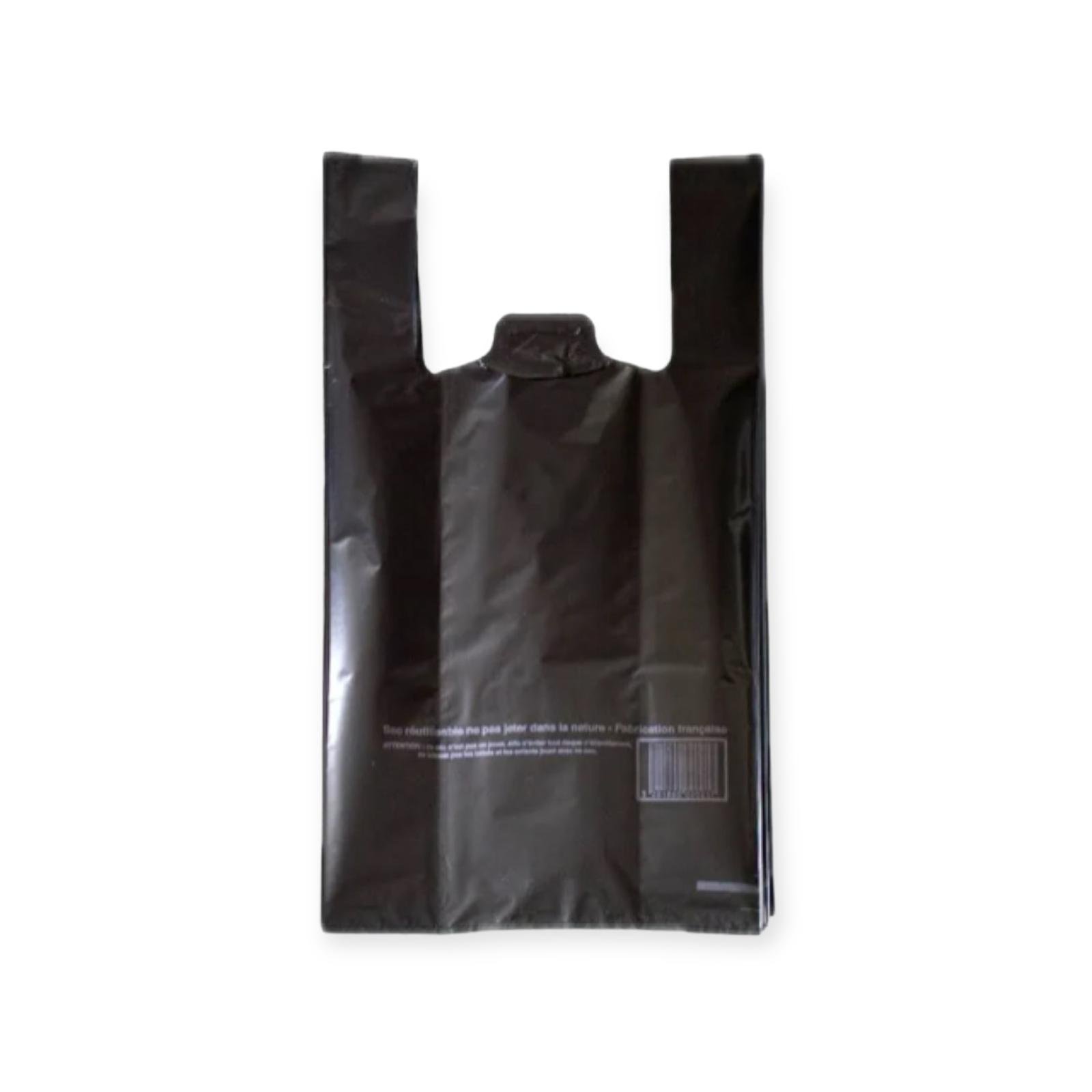 Sac bretelles 50µ NOIR 30x18x55 E&C