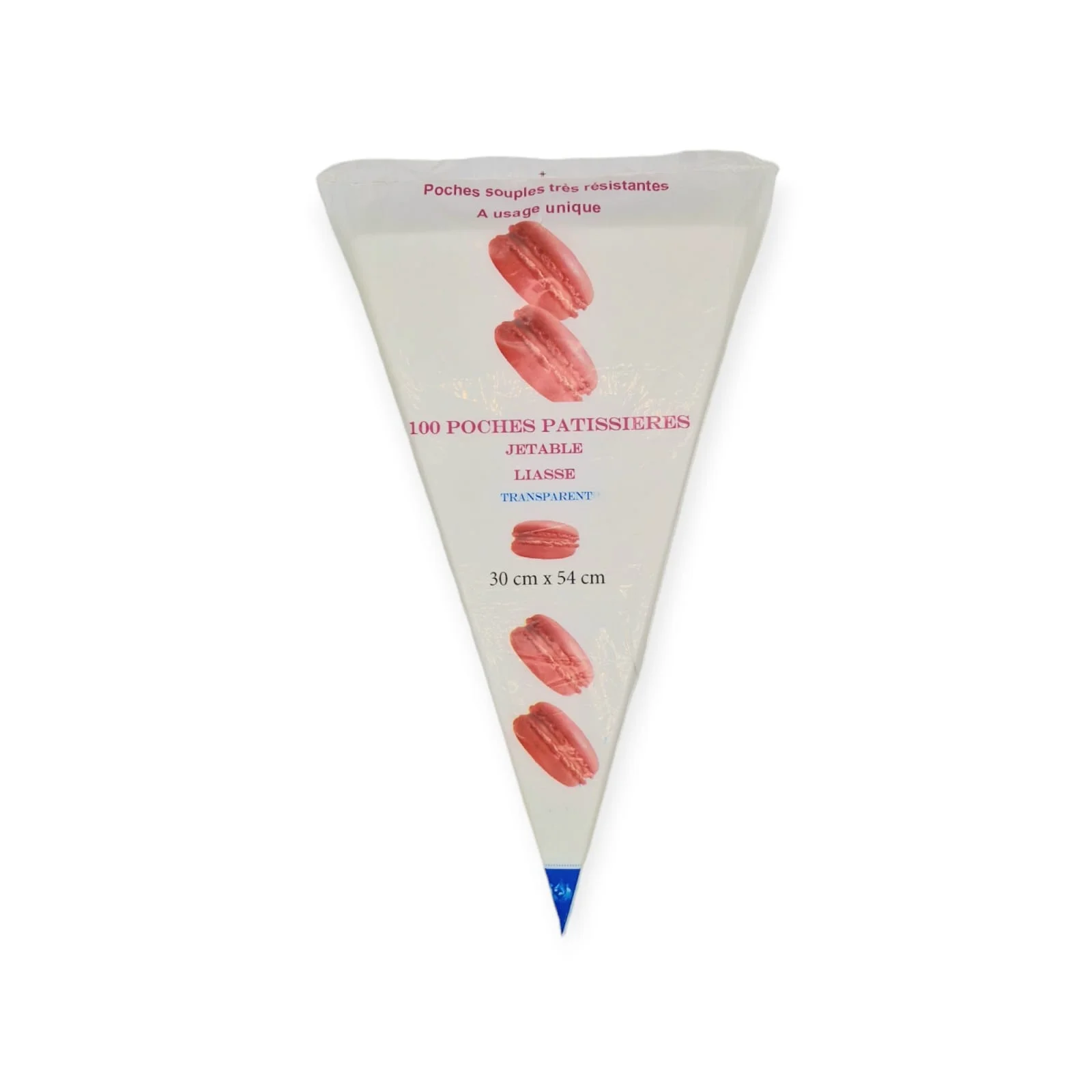Poche pâtissière 30x54cm BLEUE