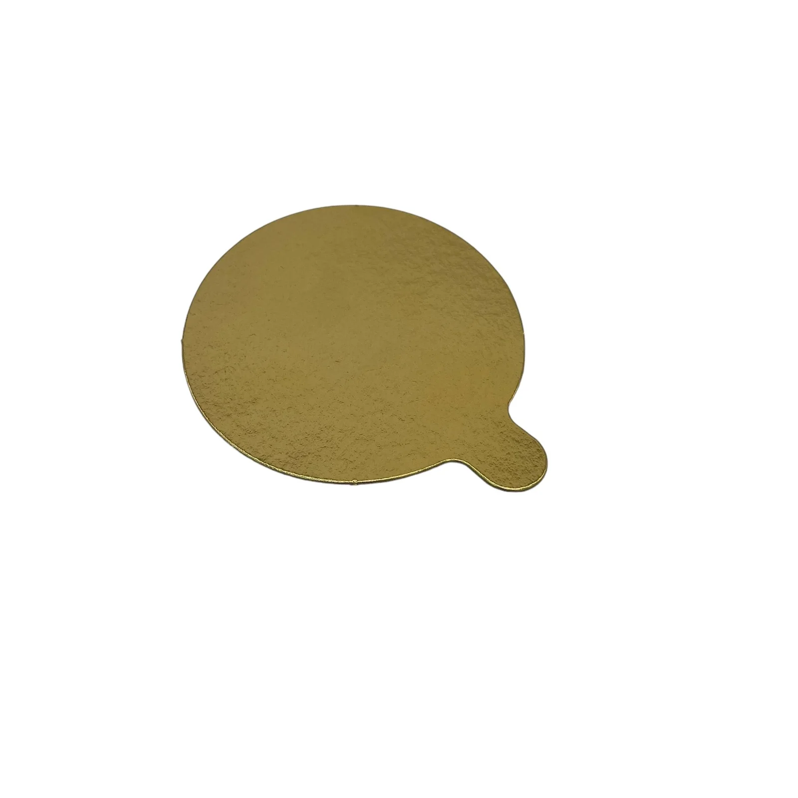 Rond avec languette or diametre 85