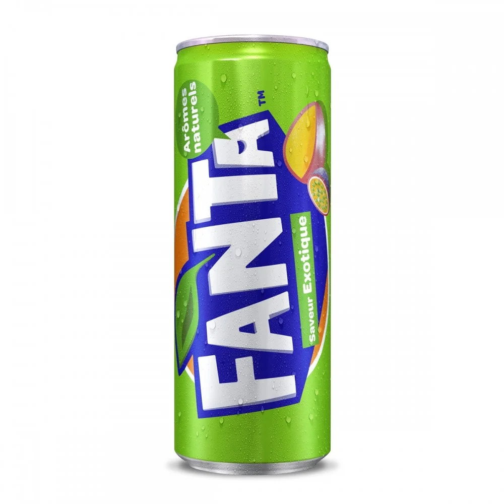 FANTA MANGUE  FRUIT DU DRAGON  SLIM 33CL