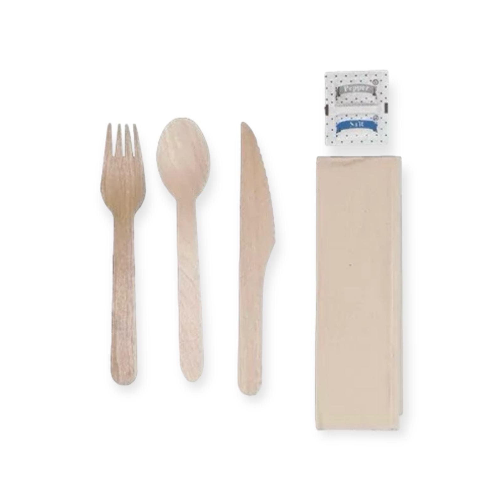 Kit couvert en bois 6en1 E&C