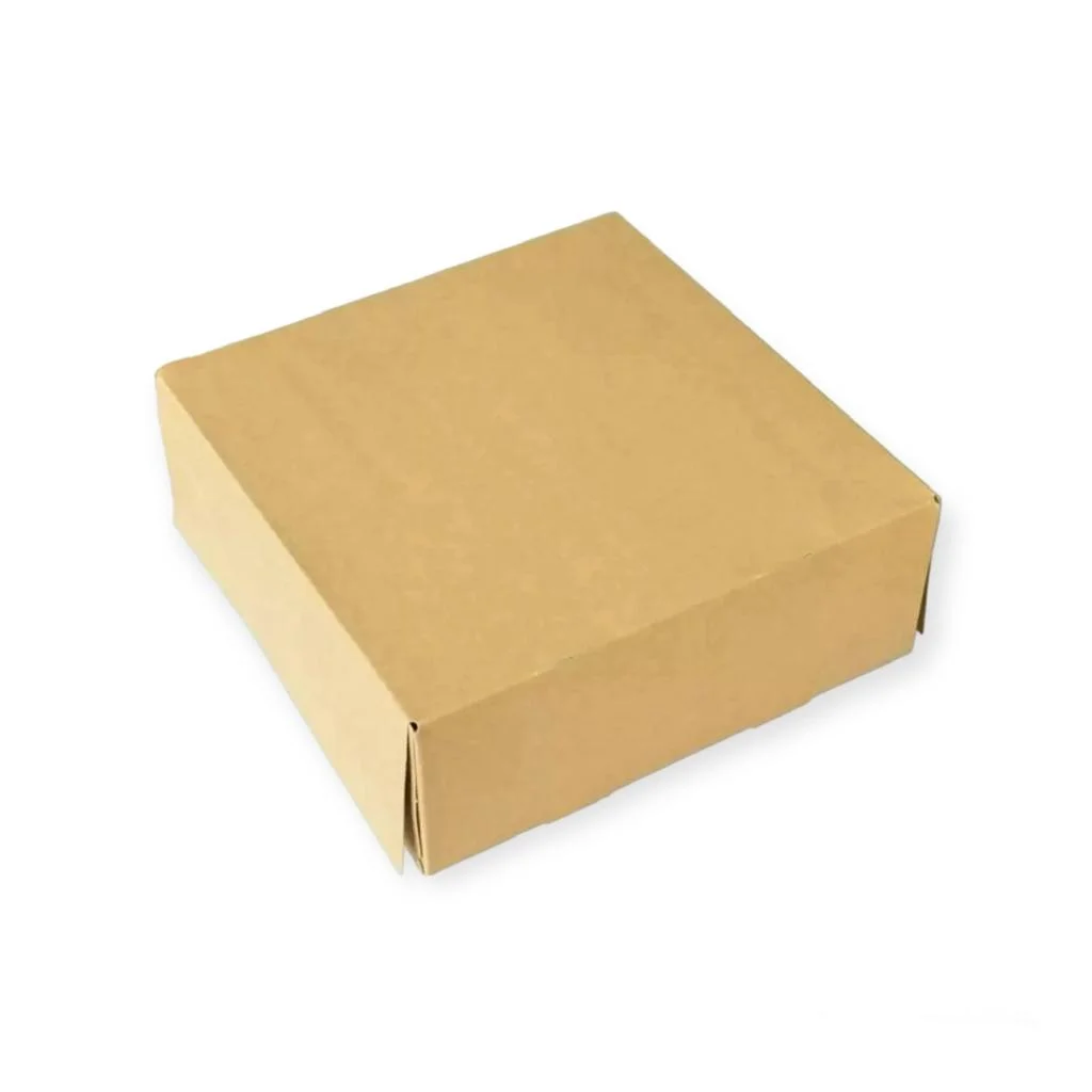 Boites patissière kraft 14x14x7