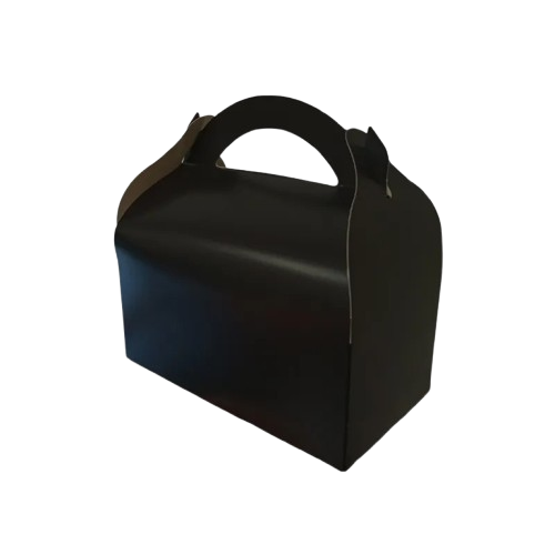 Boîte pâtissière NOIR à poignée 170x155