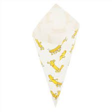 Pochette cornet frites chips 400g (1000 pcs)