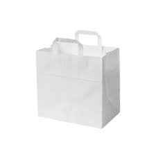 SAC KRAFT 26X17X27 BLANC 250PCS E&C