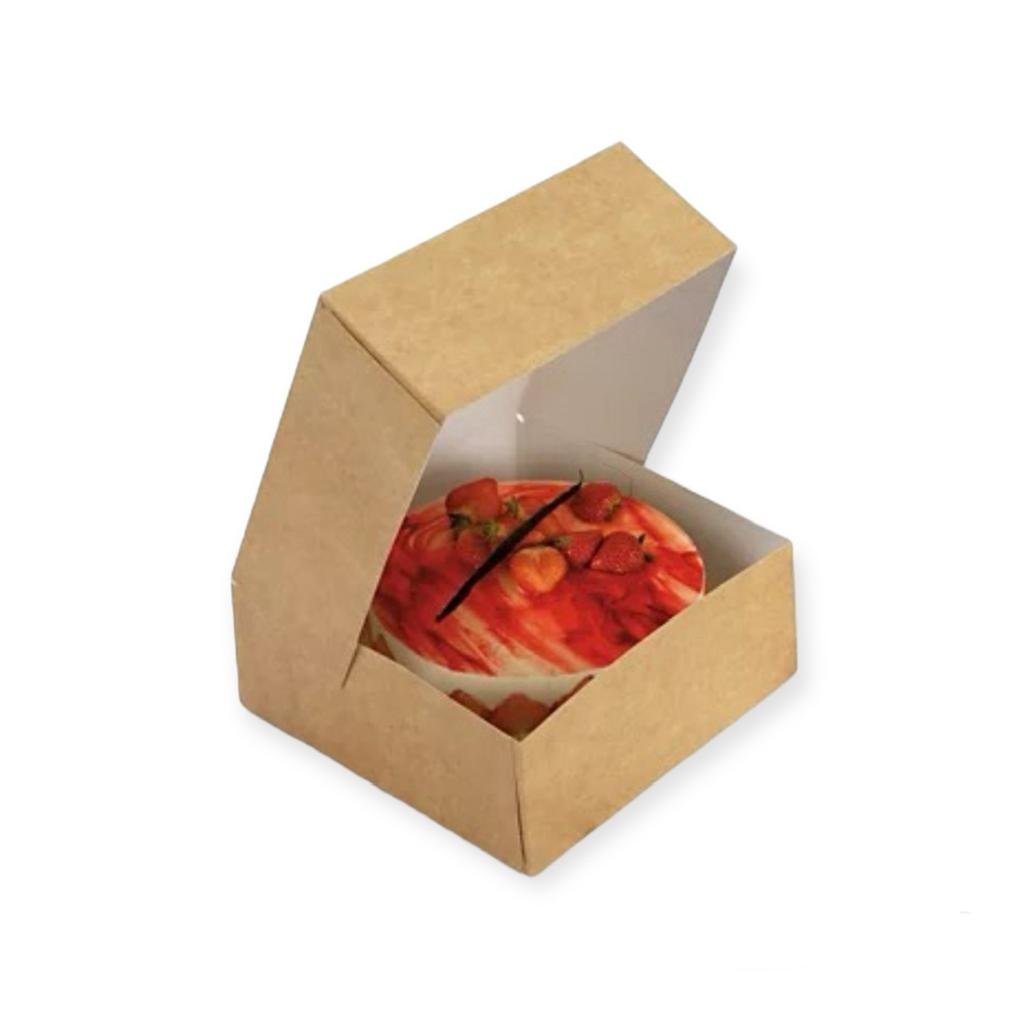 Boites patissière kraft 32x32x8