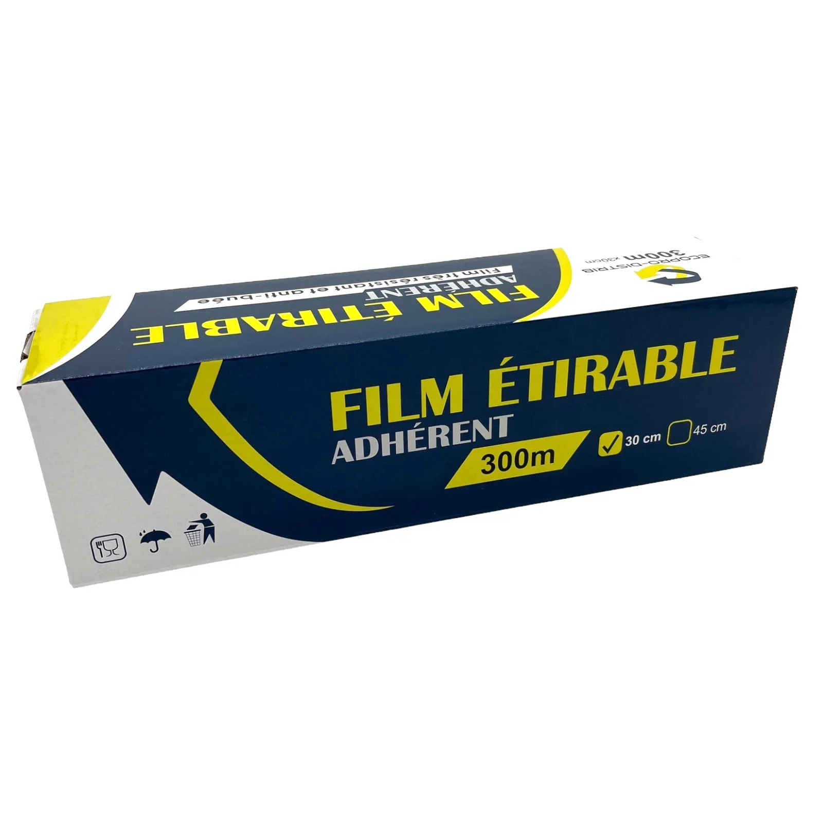 FILM ETIRABLE BOITE DISTRIBUTRICE 300M 11µ 30cm E&C